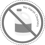 Do not use harsh cleaners on tiles.